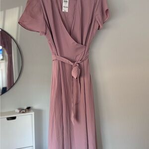 Alfani size 14 Elegant Pink Wrap Dress
